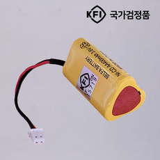 현대방재용 피난구 중형 유도등 배터리 3.6V 400mAh 1+2 디앤씨 562번/현대전용커넥터
