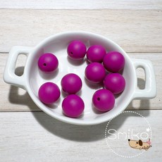 Smiko腸腸妞 (大顆)15mm圓形彈力矽膠QQ樂 矽膠珠 軟膠珠 固齒器 手作材料 串珠 奶嘴鏈 彈性珠, 1個