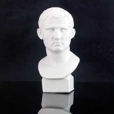 (수제팩토리) 아그리파 / 남자 석고상 / 미니인테리어소품
