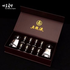 아소공방 프리미엄 우량예 백주잔 주기 세트, 디켄터 2개,백주잔 8개, 1세트