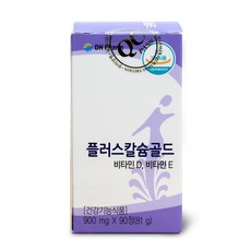 최신 리뉴얼 플러스 칼슘 골드 90정 비타민D 비타민E 칼슘, 1개