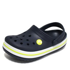 크록스 키즈 크록밴드 클로그 아동 샌들 네이비시트러스 204537-42K