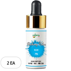내팜 베이킹칼라 블루, 30g, 2개