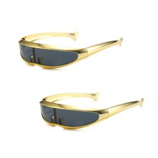 리빙듀오 파티선글라스 안경 인싸템 인생네컷 2개 한세트, 016.골져스선글라스(175)