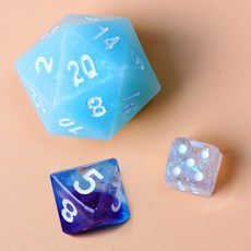 레진아트 주사위 큐브 실리콘 몰드, 8면체    A-00-437, 1개