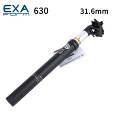 타이완 EXA 쇼크 업소버 마운틴 바이크 조절식 350MM 접이식 대차 스프링, 31.6MM 블랙 원관