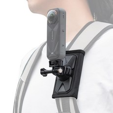 미국출고 평점4.5+ 205265 SKEZN 슬라이드 인 백팩 숄더 스트랩 마운트 클립 퀵 릴리즈 0.6cm(1/4인치) 마운트 Insta360 X5 X4용 Insta 3