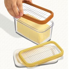 아케보노 버터 소분 보관용기 버터용기 와이어커터 2P포함, 1개