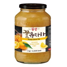 꽃샘 꿀유자차 1kg 액상차 과일청 꿀차, 1개, 1개입