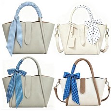 ECLATIS Luchike 핸드백용 지갑 스카프 가방 스키니 트윌리 핸들 액세서리 헤어 머리띠 하이퀄리티 패션 헤드 네커치프 4팩 282626