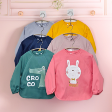 카르프 유아 아동 방수 미술 가운 아기 앞치마 모래 갯벌 놀이