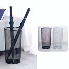 더샵 우산통 철망우산꽂이 1+1 블럭 우산 정리 보관 거치대, 1개, 블랙