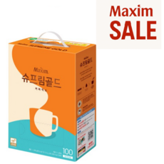 원하프맥심슈프림골드커피믹스 100T동서, 13.5g, 100개입, 1개