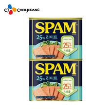 스팸25%라이트 캡제거상품 300g, 2개