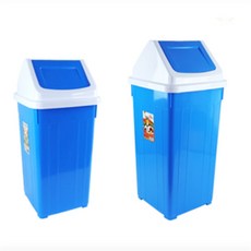 루이일 국산 플라스틱 사각휴지통 화장실휴지통, 4호 25L