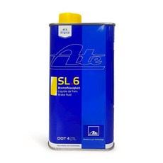 ATE SL.6 煞車油 DOT4 汽車煞車系統 高溫穩定 提升制動性能, 1個