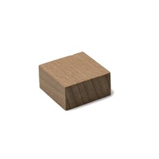 2.5×2.5×1.25cm 원목큐브 목재 받침, 1개