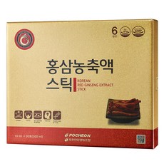 포천홍삼 홍삼농축액스틱 30포, 1개, 600ml