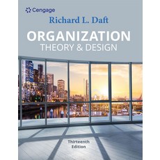 (영문도서) Organization Theory & Design Hardcover, Cengage Learning, English, 9780357445143