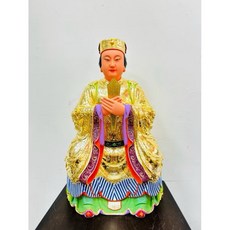 華誠 拖身 天上聖母 朝天體 媽祖 樟木雕刻 金身 神像 FF 拖椅 銅帽 神衣, 1個, 只要金身 高度1尺3