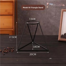 금속 핸드포어드 커피 필터 컵 홀더 야외 스탠드 아메리칸 페이퍼 싱글 더블 홀