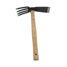 셀엔드 원목손잡이 두발괭이 식물관리 원예부자재