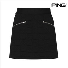 핑 골프121D1PC181-IN 여성 자가드 지퍼 큐롯 스커트