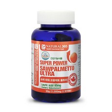 내츄럴365 캐나다 슈퍼파워 쏘팔메토 울트라, 90정, 4개