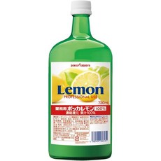 일본 포카 삿포로 강한 레몬 산미 100% 레몬즙 720ml 498103, pokka lemon, 1개