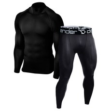 功能性運動長袖上衣+9分褲 LTP-BR