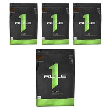 RULE1 巧克力軟糖風味乳高蛋白粉, 4個, 5460克