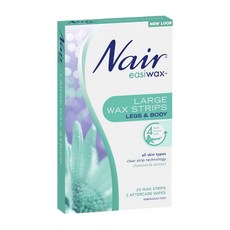 네어 이지왁스 라지 왁스 스트립 20매 Nair Easiwax Wax Strips, 1개