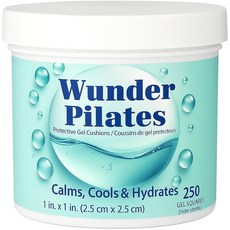 Wunder Pilates Dancers Patches | 250개 젤 블리스터 스퀘어 패드 | 물집 방지를 위한 하이드로젤 패치 | 즉각적인 쿨링 피부 및 진정 완화 | 발레