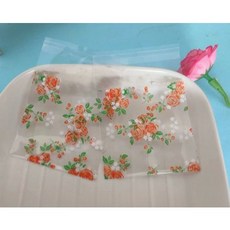 彩色玫瑰花 包裝袋 餅乾袋 西點袋 糖果袋 自黏袋 100入/包, 詳見包裝, 詳見包裝, 7*7+3