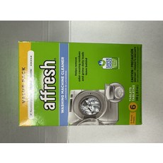 Affresh 洗衣機清潔錠，有效去除異味殘留物和污垢，適用於各種型號洗衣機, 240 g (8.4 oz.), 1個