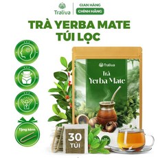 예르바 마테 티백 - tra mate brazil, 3개, 30개입, 2g