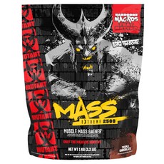 Mutant Mass Extreme 2500 肌肉增重粉 三重巧克力, 1個, 1kg