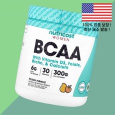 뉴트리코스트 우먼 여성 여자 여자용 비타민D 비타민디3 엽산 폴레이트 폴릭 애씨드 비오틴 비타민B7 바이오틴 비타민B군 칼슘이 BCAA 아미노산 BACC 복숭아 피치 망고 10