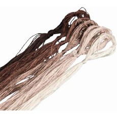 일본 직배송 천연 닥나무 실크 자수사 각 색상별 22m 손염색 그라데이션 DIY 자수 액세서리 제작 및 공예에 적합 50개입, 19)59