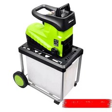 나무 분쇄기 잔가지 파쇄기 정원 톱밥 제조기 과수원, 2800W 분쇄기+분말 수집 박스+10m 코드, 기본 색상