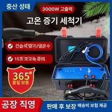 스팀청소기 빈대 퇴치 고온 세차기 고압 차량 살균 욕실, 상업용 1단계 3000w 내화성 저압 냉온수, 기본 모델명/품번