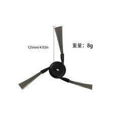 追覓 X40系列專用邊刷, 1個, X40系列專用黑色三角邊刷1個