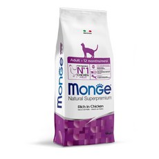 瑪恩吉MONGE 天然全能 貓飼料 10kg, 瑪恩吉-成貓雞肉10kg, 1個