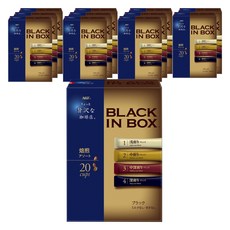 ChottoZeitakunaKohiten Black In Box綜合即溶黑咖啡 焙煎咖啡款, 12個, 20入