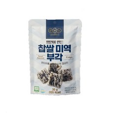 오희숙전통부각 찹쌀 미역 부각, 30g, 20개