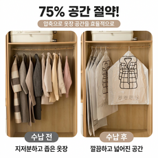 진공 압축 팩 (5개 세트: 대형 2개 + 중형 3개) + 펌프, 1박스, 5개입