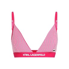 칼 라거펠트 아이콘 스트라이프 브라