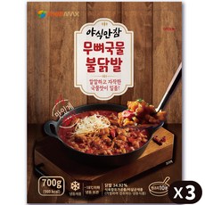 야식만참 무뼈국물불닭발, 3개, 700g