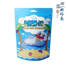 戀戀蚵仔寮 鱸薯叔(原味)薯條餅乾-鱸魚薯條-添加鱸魚製作, 1個
