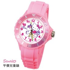 三麗鷗Sanrio 兒童運動彩帶卡通錶 KITTY 美樂蒂 大耳狗 雙子星 台灣製造正版授權 兒童手錶 S7系列
